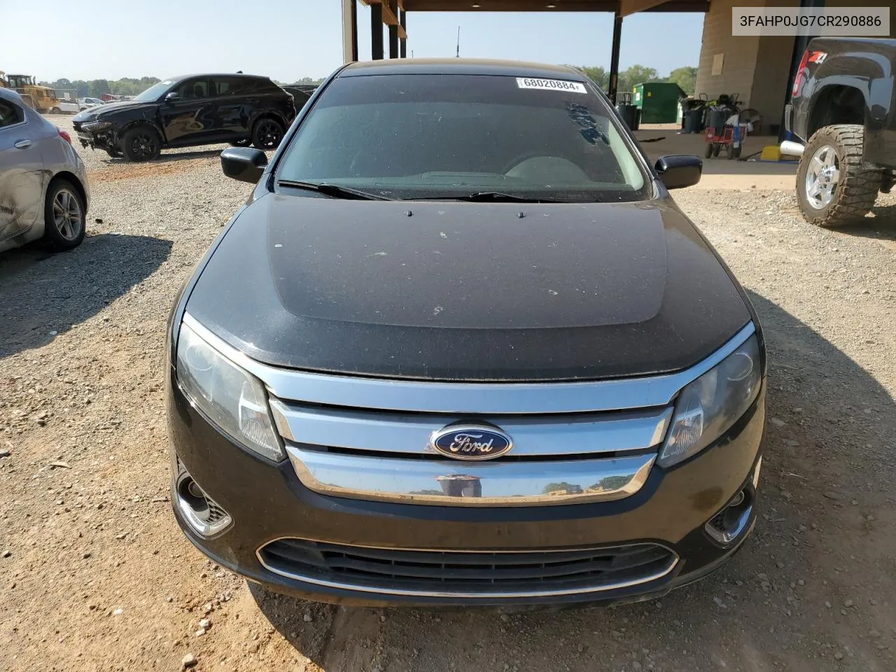 2012 Ford Fusion Sel VIN: 3FAHP0JG7CR290886 Lot: 68020884