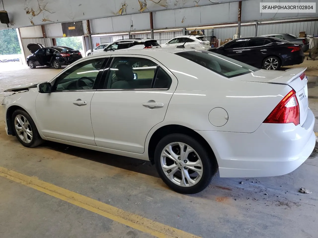 2012 Ford Fusion Se VIN: 3FAHP0HA3CR102804 Lot: 68025644