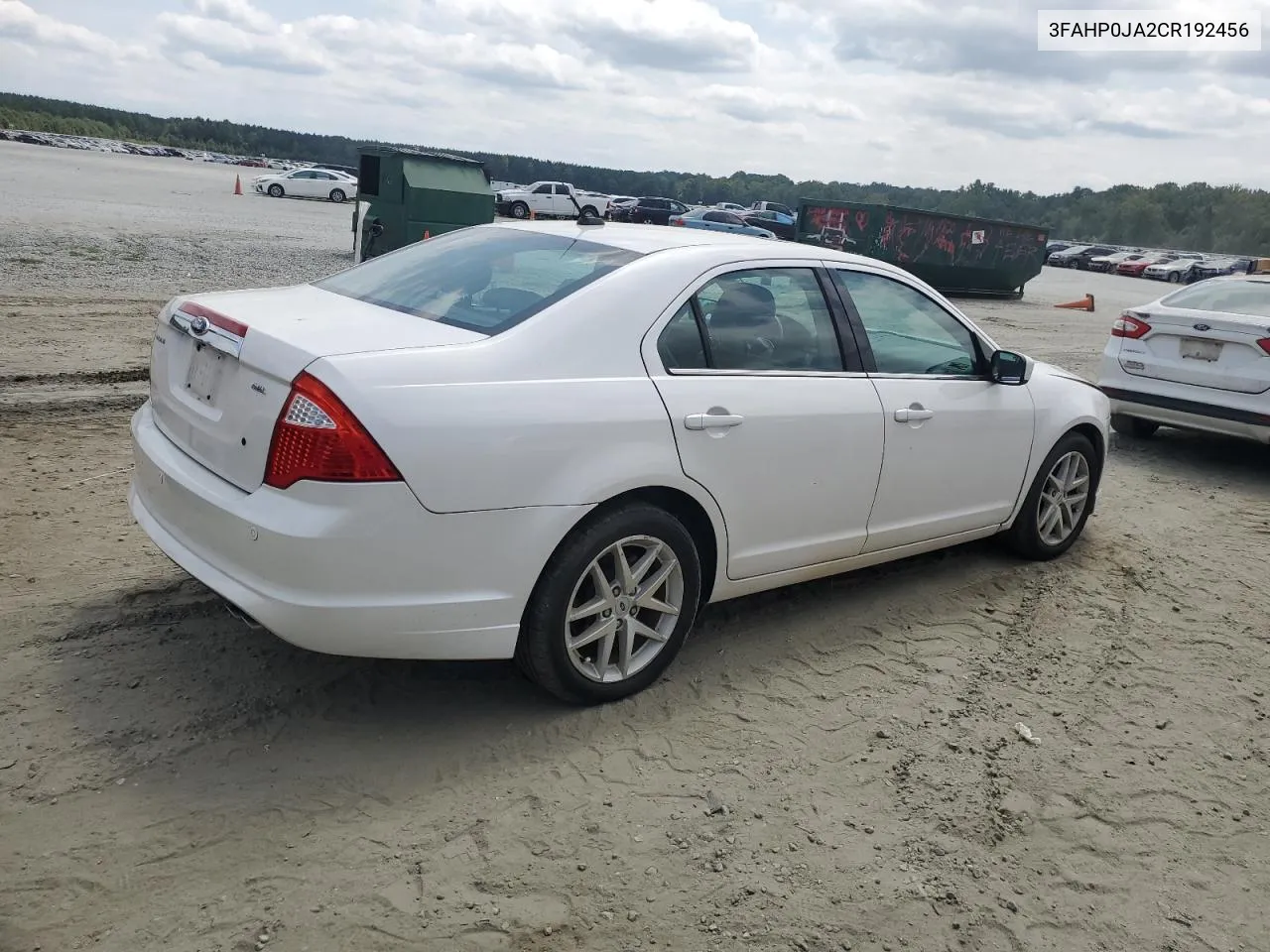 2012 Ford Fusion Sel VIN: 3FAHP0JA2CR192456 Lot: 68109574