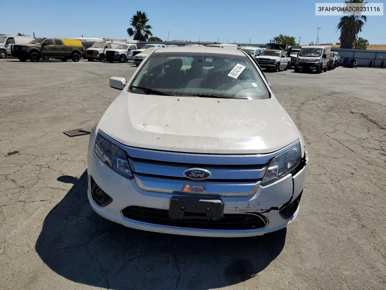 3FAHP0HA2CR231116 2012 Ford Fusion Se