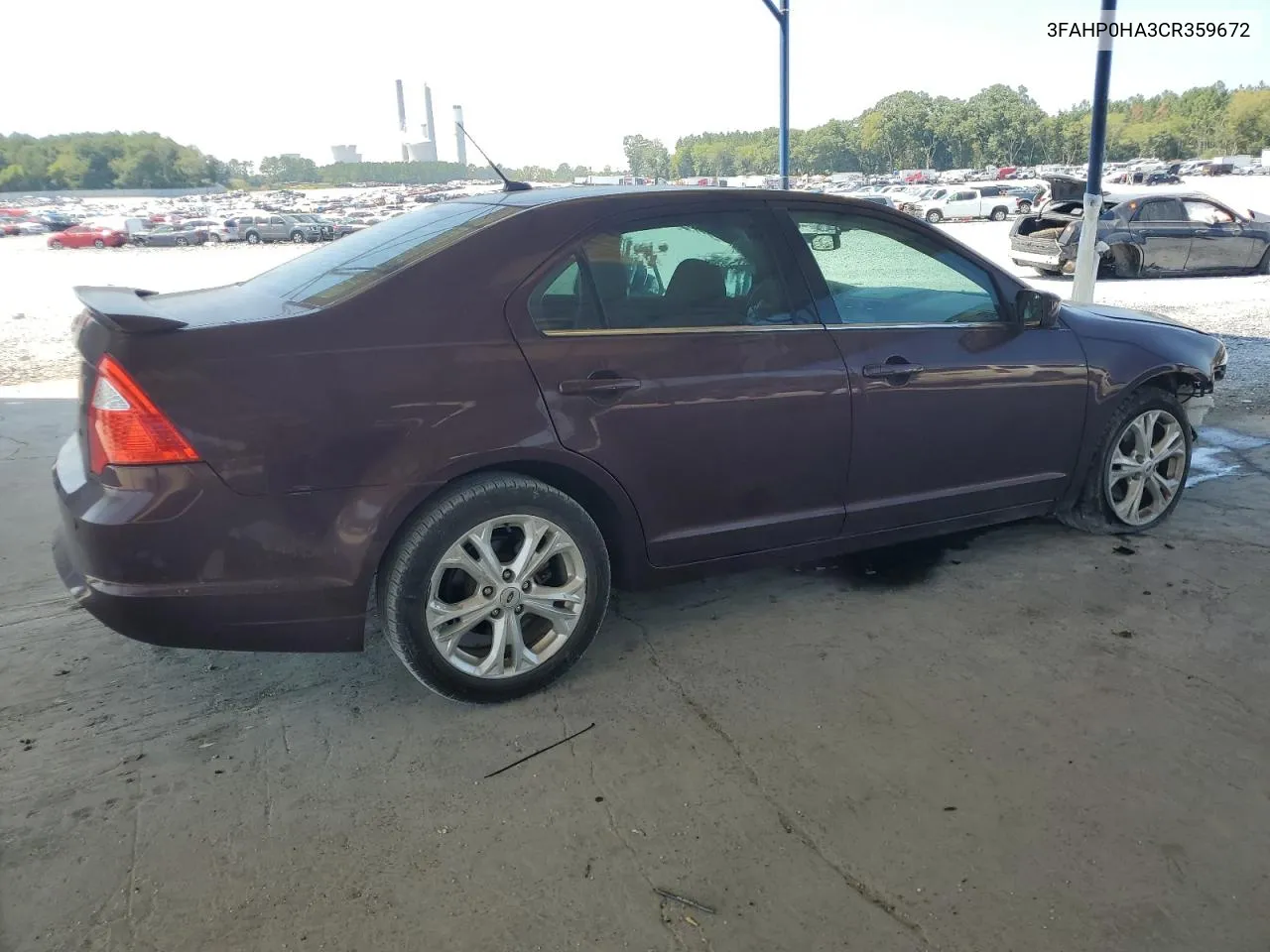 3FAHP0HA3CR359672 2012 Ford Fusion Se