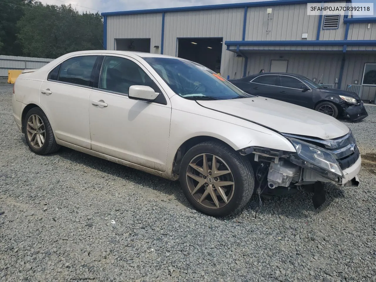 3FAHP0JA7CR392118 2012 Ford Fusion Sel