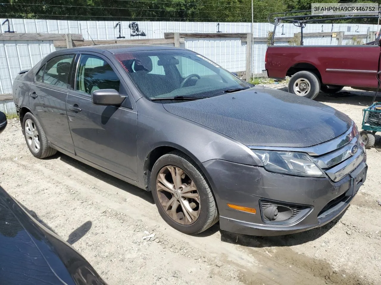 2012 Ford Fusion Se VIN: 3FAHP0HA9CR446752 Lot: 68378124