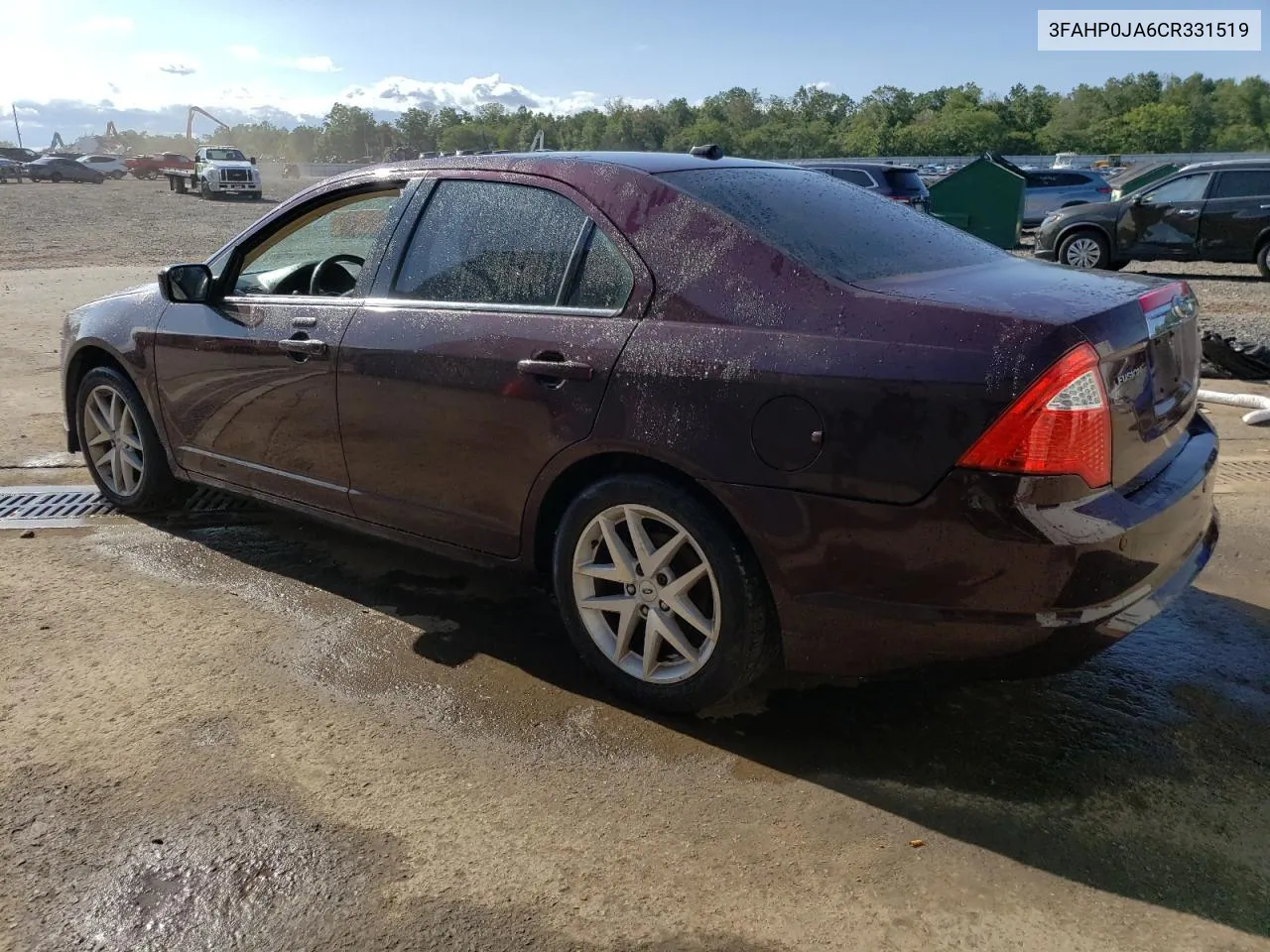 3FAHP0JA6CR331519 2012 Ford Fusion Sel