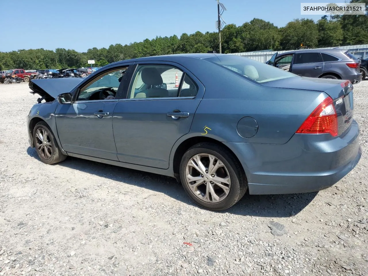 2012 Ford Fusion Se VIN: 3FAHP0HA9CR121521 Lot: 68488044