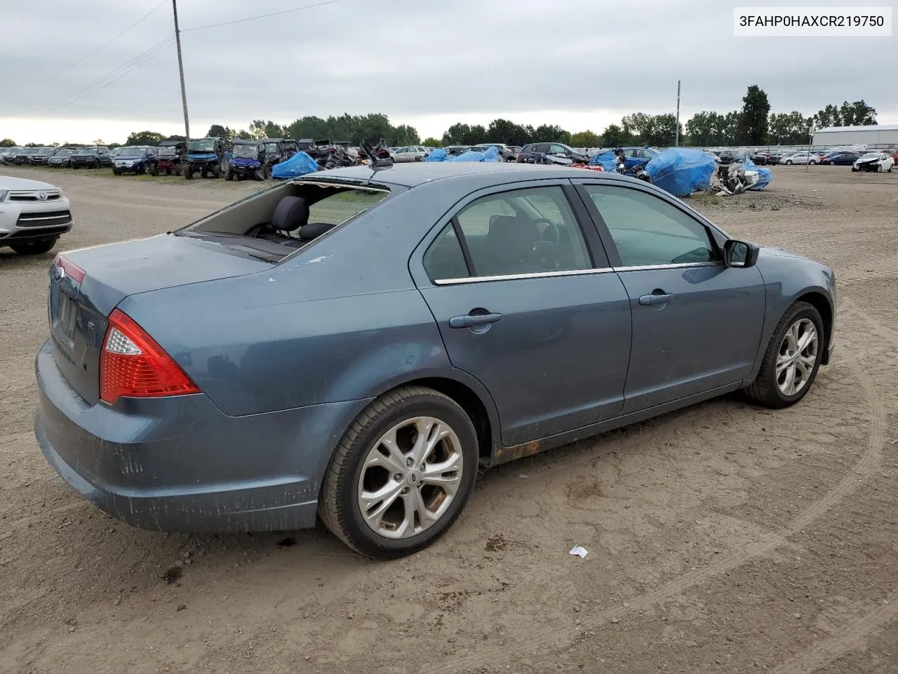 2012 Ford Fusion Se VIN: 3FAHP0HAXCR219750 Lot: 68505444