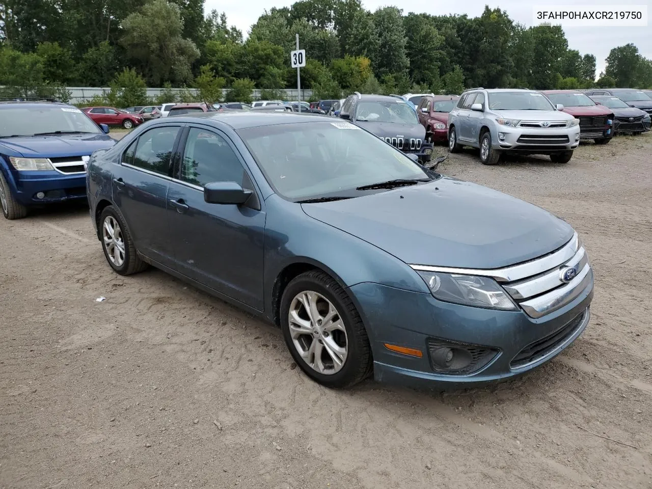 2012 Ford Fusion Se VIN: 3FAHP0HAXCR219750 Lot: 68505444