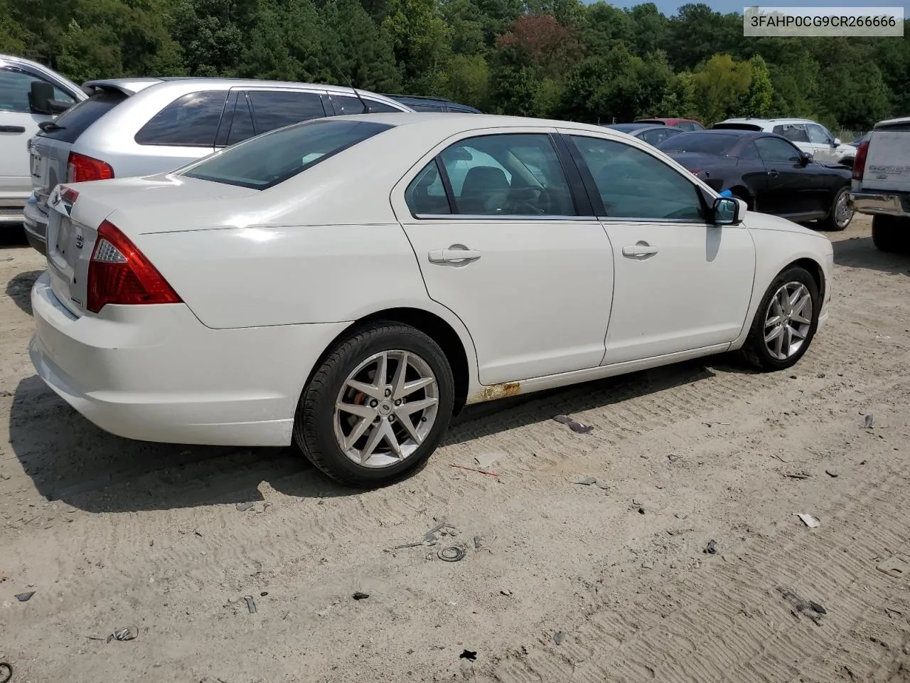 2012 Ford Fusion Sel VIN: 3FAHP0CG9CR266666 Lot: 68528154