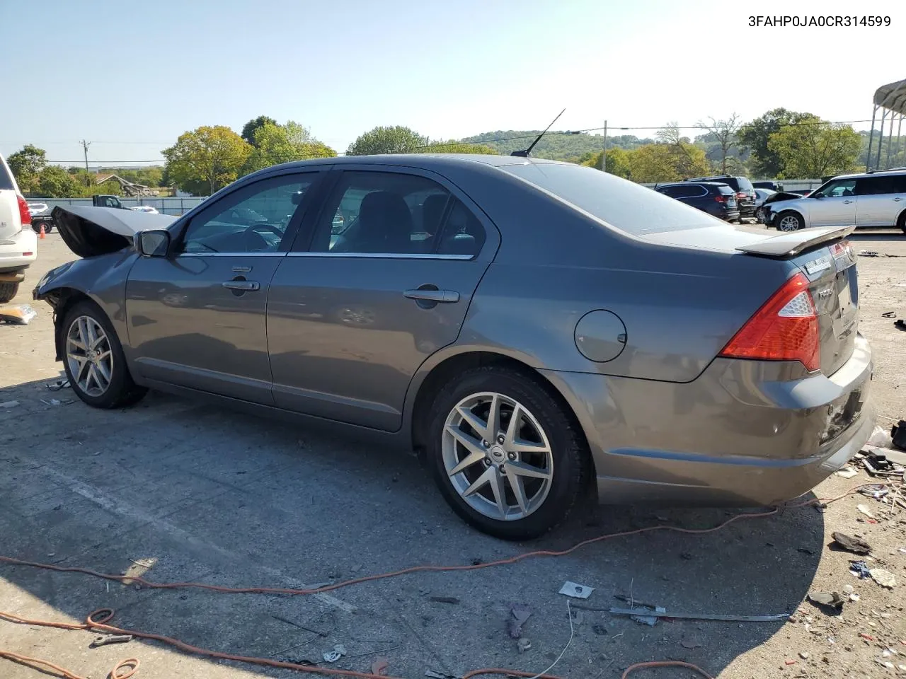 2012 Ford Fusion Sel VIN: 3FAHP0JA0CR314599 Lot: 68540904