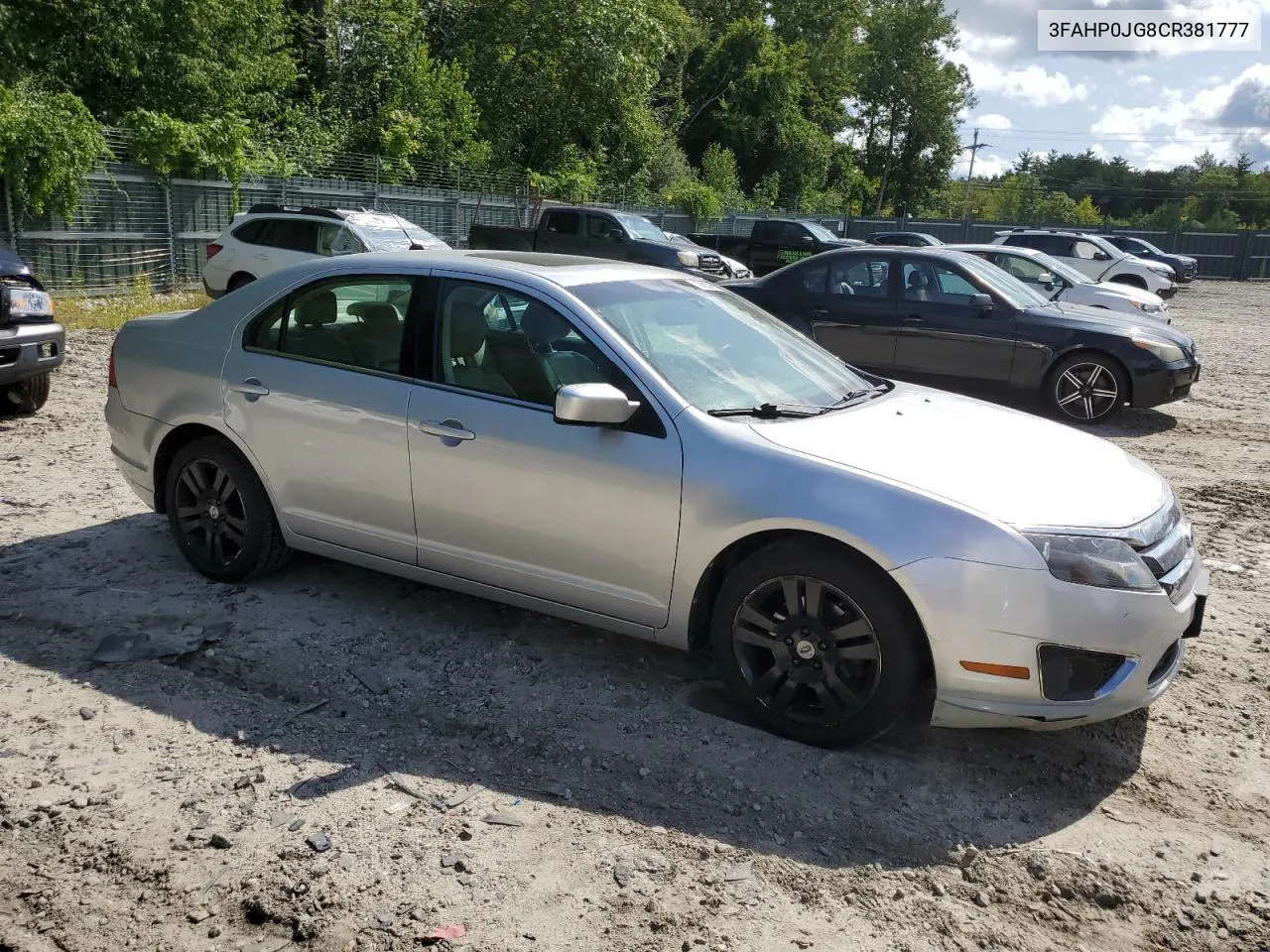 3FAHP0JG8CR381777 2012 Ford Fusion Sel