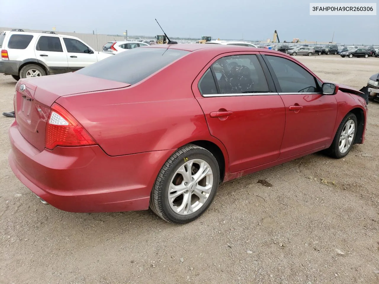 2012 Ford Fusion Se VIN: 3FAHP0HA9CR260306 Lot: 68749904