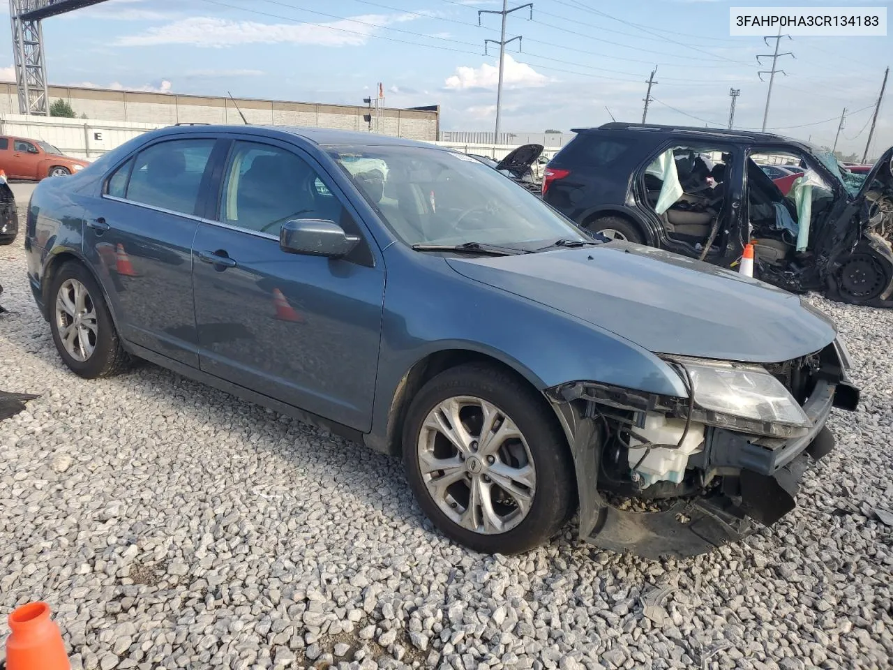 3FAHP0HA3CR134183 2012 Ford Fusion Se