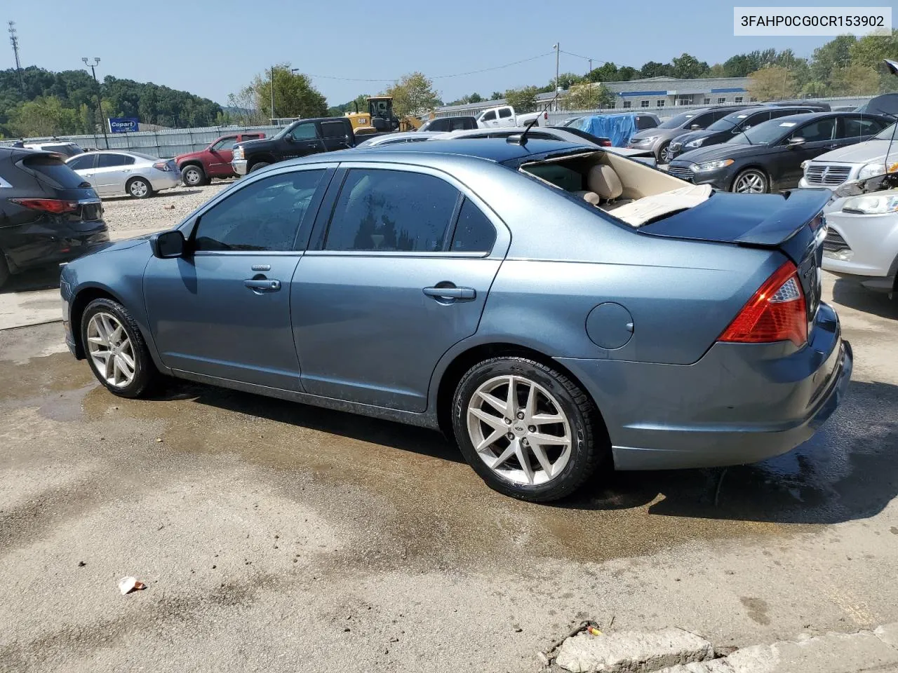 2012 Ford Fusion Sel VIN: 3FAHP0CG0CR153902 Lot: 68888914