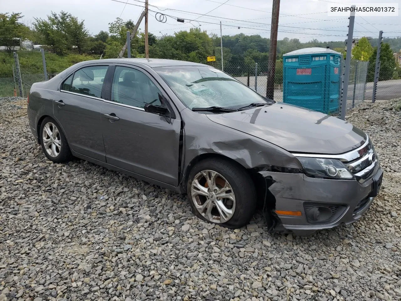 2012 Ford Fusion Se VIN: 3FAHP0HA5CR401372 Lot: 68893164