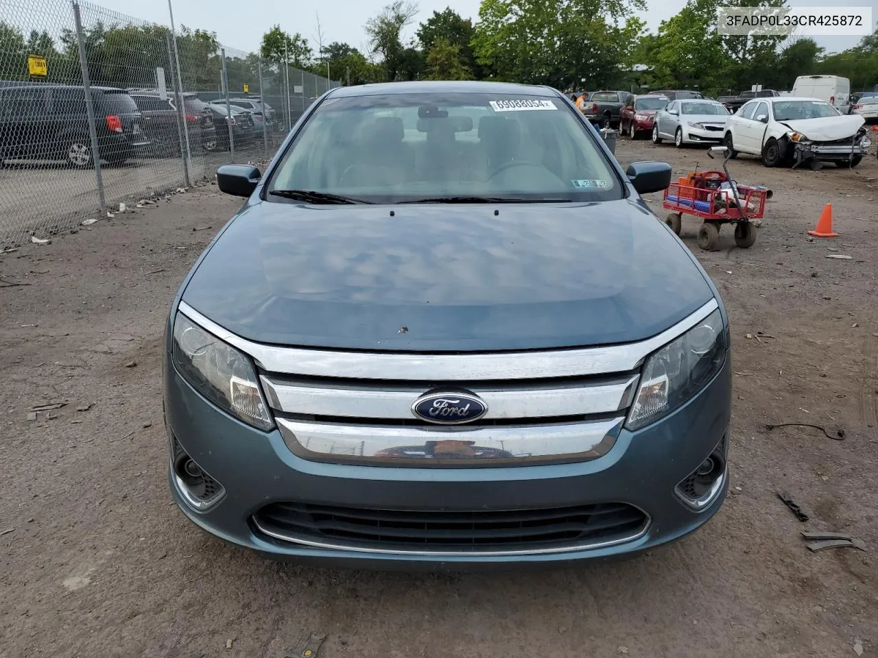 2012 Ford Fusion Hybrid VIN: 3FADP0L33CR425872 Lot: 69088054