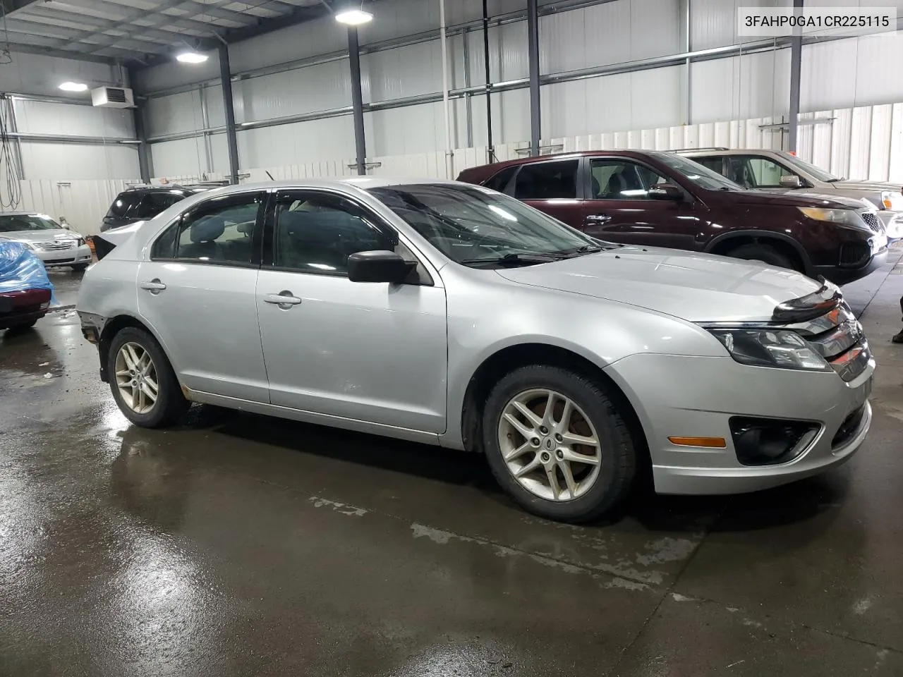 3FAHP0GA1CR225115 2012 Ford Fusion S