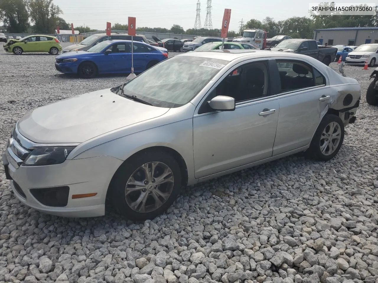 2012 Ford Fusion Se VIN: 3FAHP0HA5CR175060 Lot: 69394794