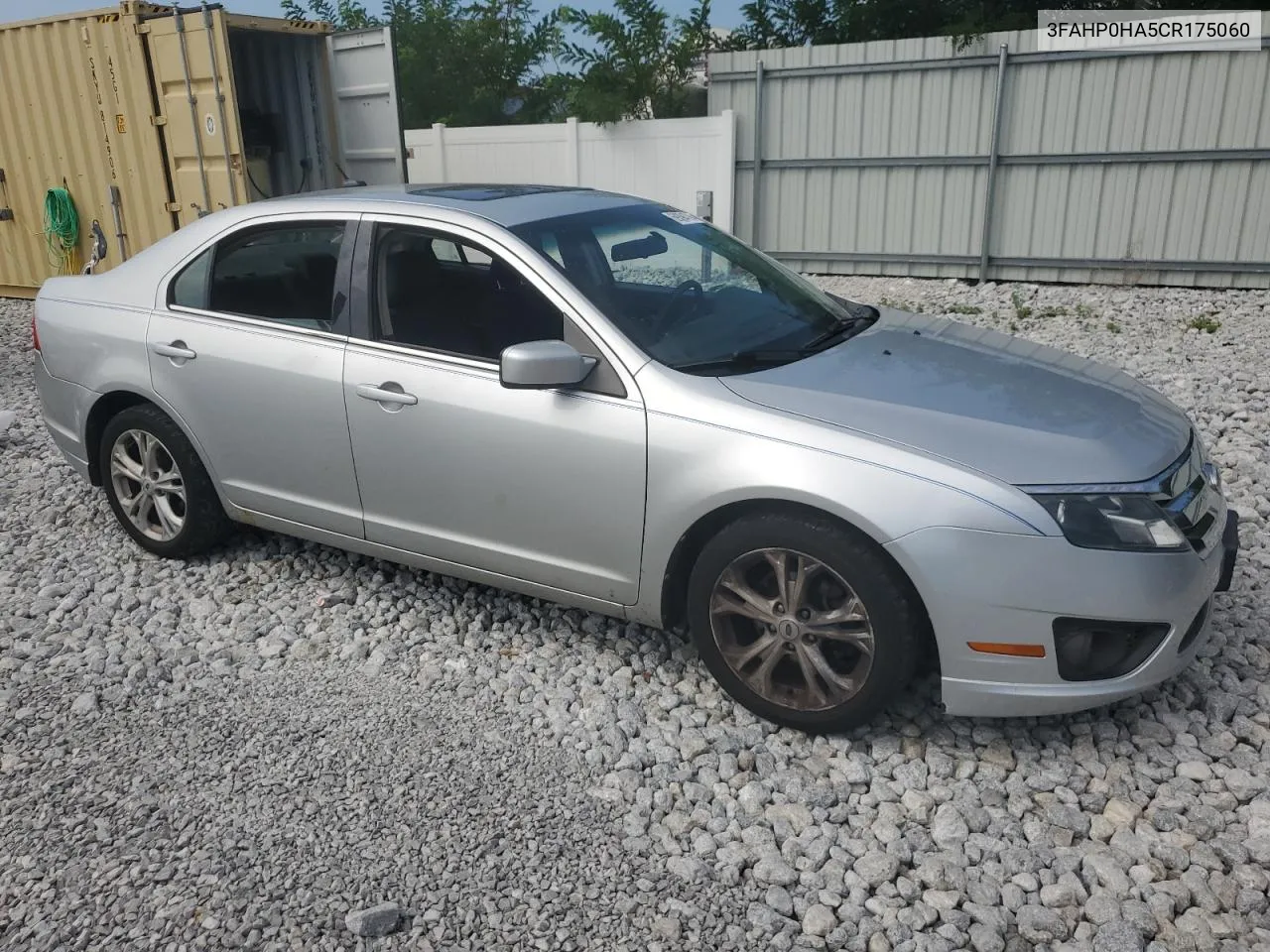 2012 Ford Fusion Se VIN: 3FAHP0HA5CR175060 Lot: 69394794