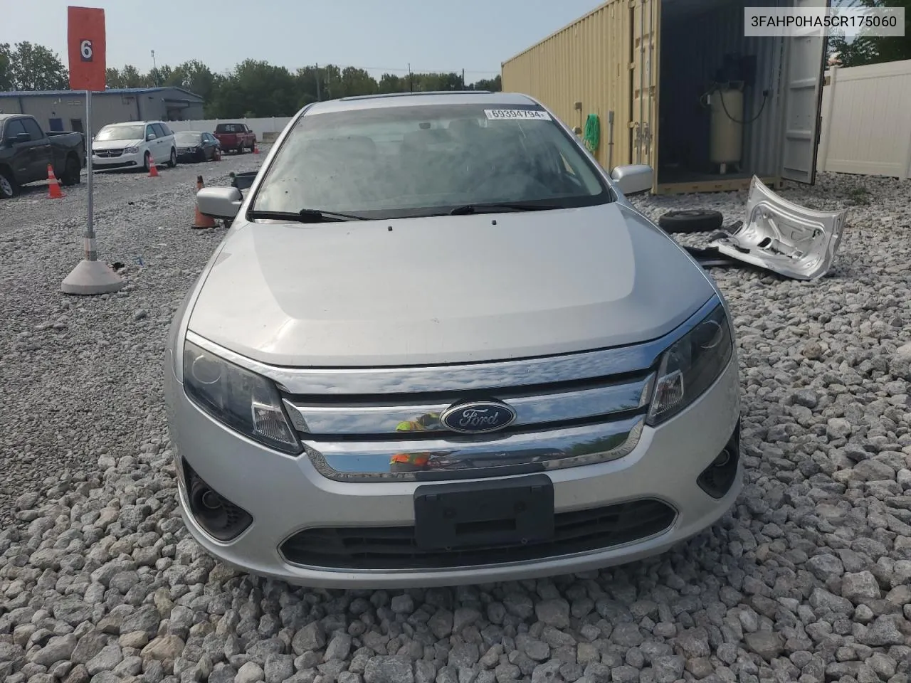 2012 Ford Fusion Se VIN: 3FAHP0HA5CR175060 Lot: 69394794