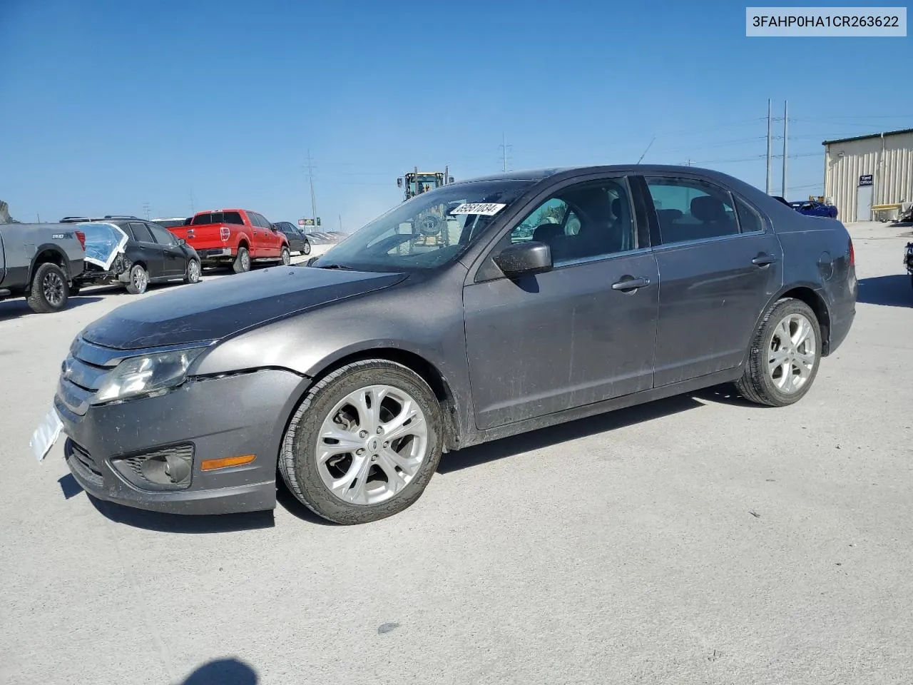 2012 Ford Fusion Se VIN: 3FAHP0HA1CR263622 Lot: 69581034