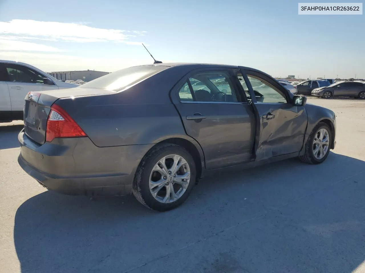 2012 Ford Fusion Se VIN: 3FAHP0HA1CR263622 Lot: 69581034