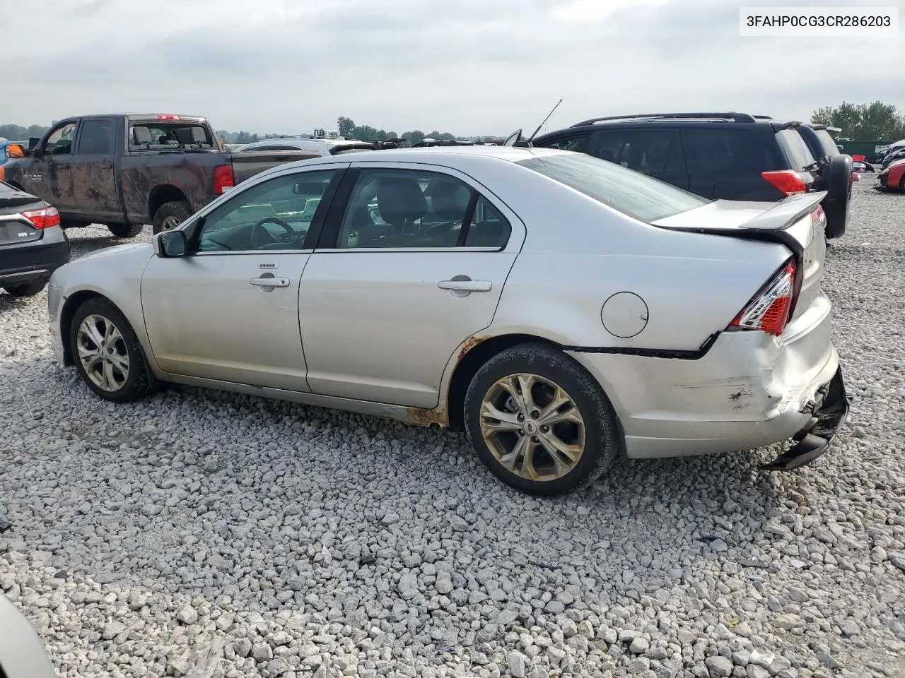 2012 Ford Fusion Sel VIN: 3FAHP0CG3CR286203 Lot: 69637144