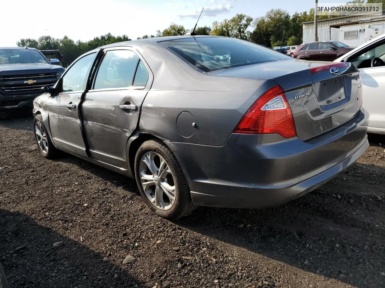 2012 Ford Fusion Se VIN: 3FAHP0HA6CR391712 Lot: 69647104