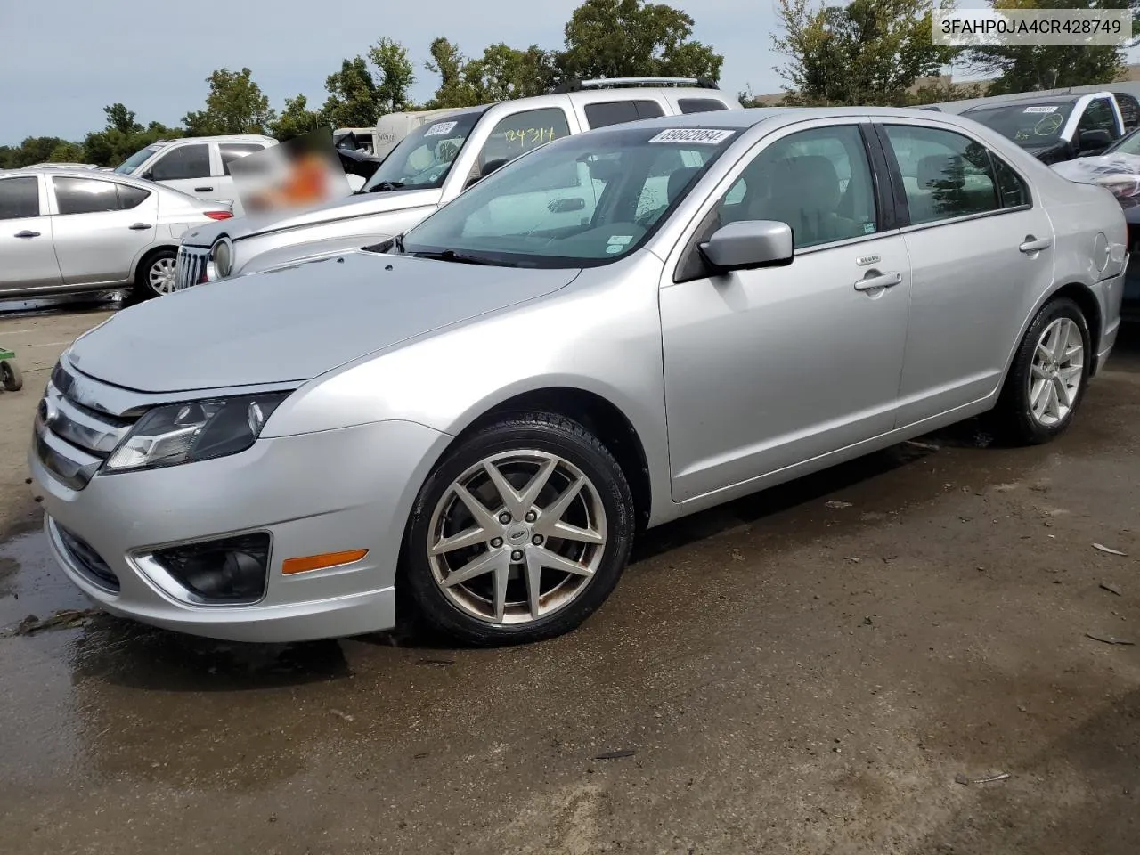 2012 Ford Fusion Sel VIN: 3FAHP0JA4CR428749 Lot: 69662084