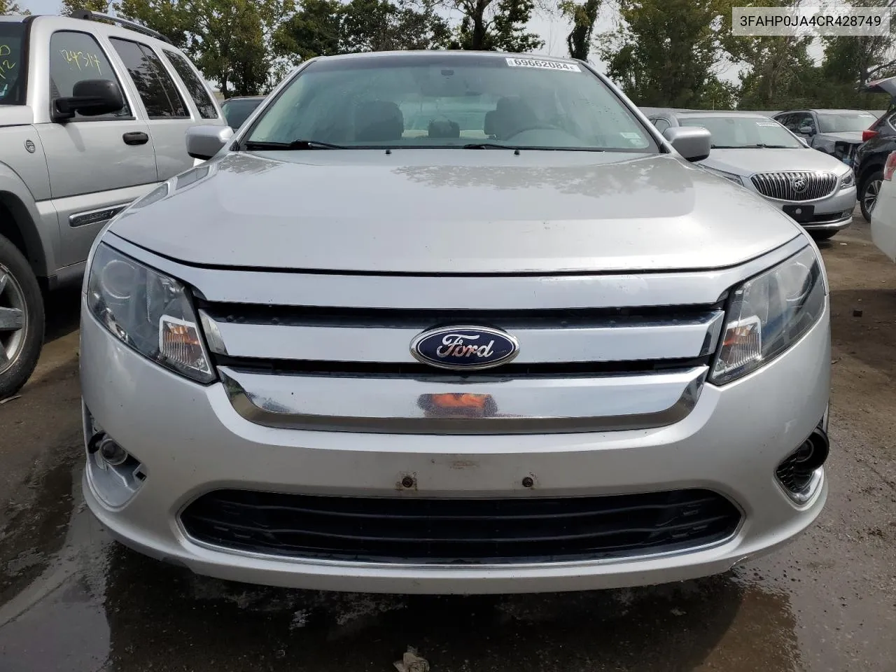 2012 Ford Fusion Sel VIN: 3FAHP0JA4CR428749 Lot: 69662084