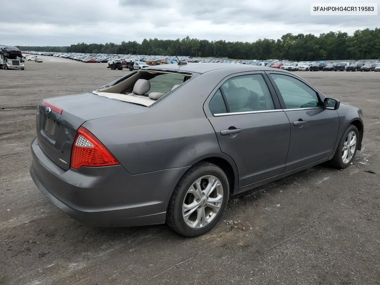 2012 Ford Fusion Se VIN: 3FAHP0HG4CR119583 Lot: 69931134