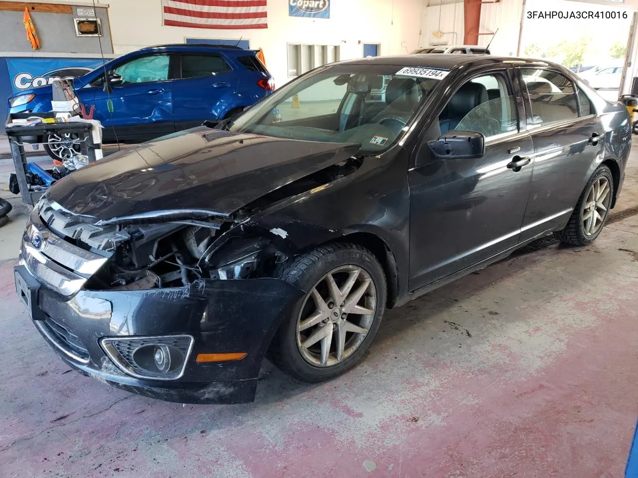 2012 Ford Fusion Sel VIN: 3FAHP0JA3CR410016 Lot: 69935194