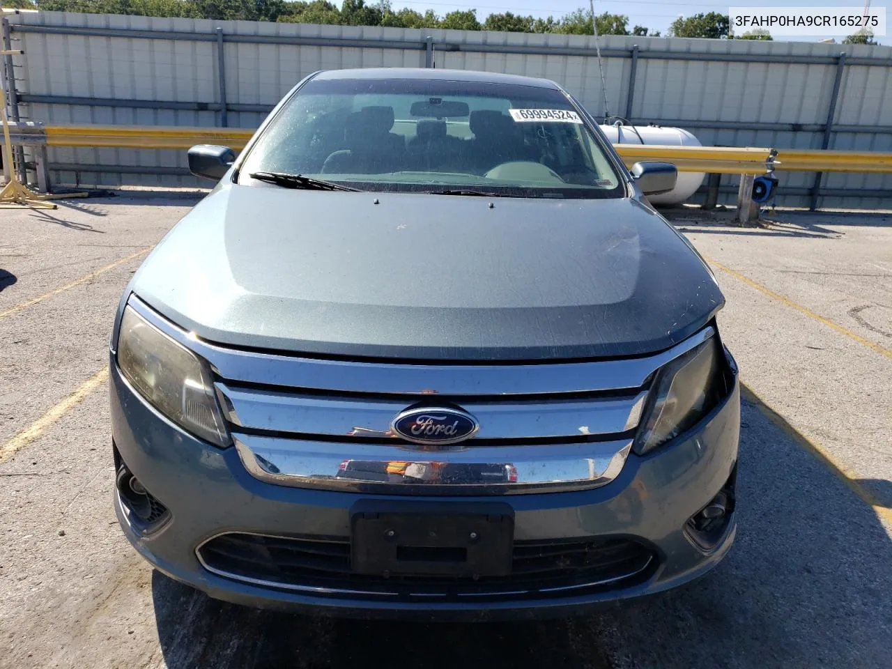 2012 Ford Fusion Se VIN: 3FAHP0HA9CR165275 Lot: 69994524