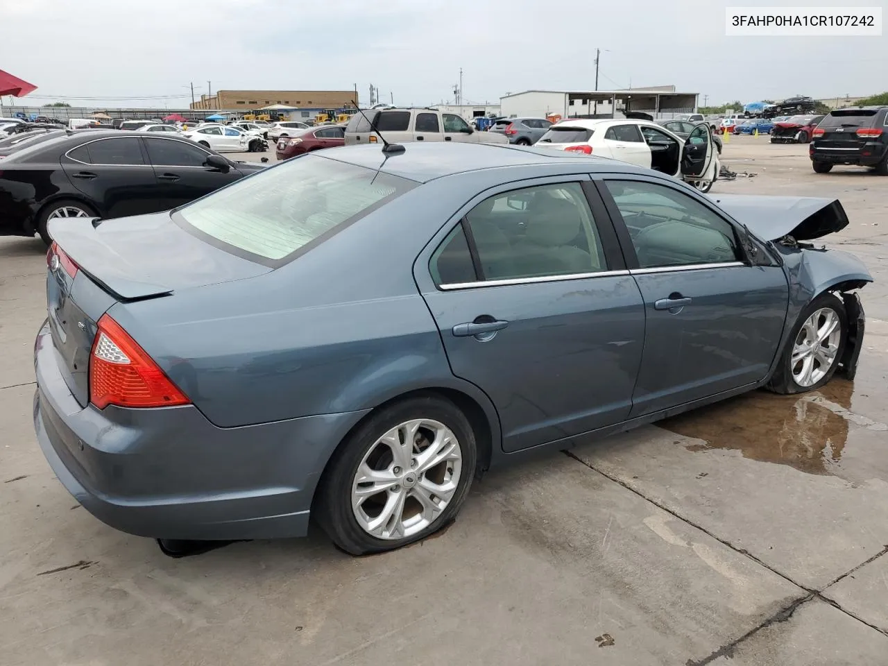 2012 Ford Fusion Se VIN: 3FAHP0HA1CR107242 Lot: 70034434