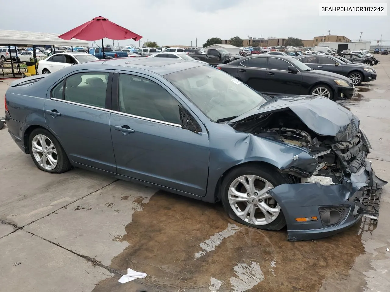 2012 Ford Fusion Se VIN: 3FAHP0HA1CR107242 Lot: 70034434