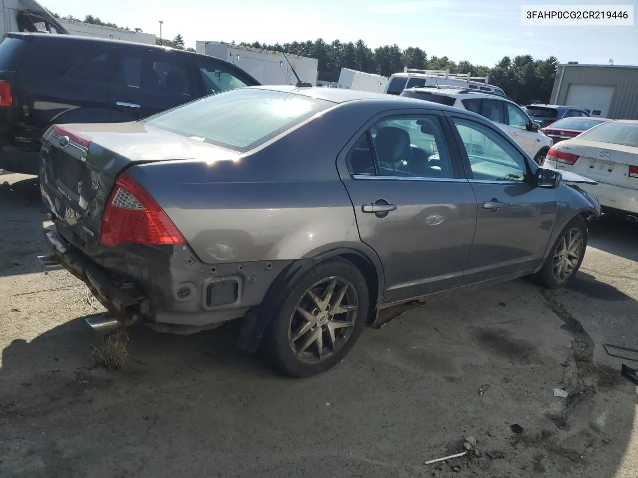 2012 Ford Fusion Sel VIN: 3FAHP0CG2CR219446 Lot: 70257114