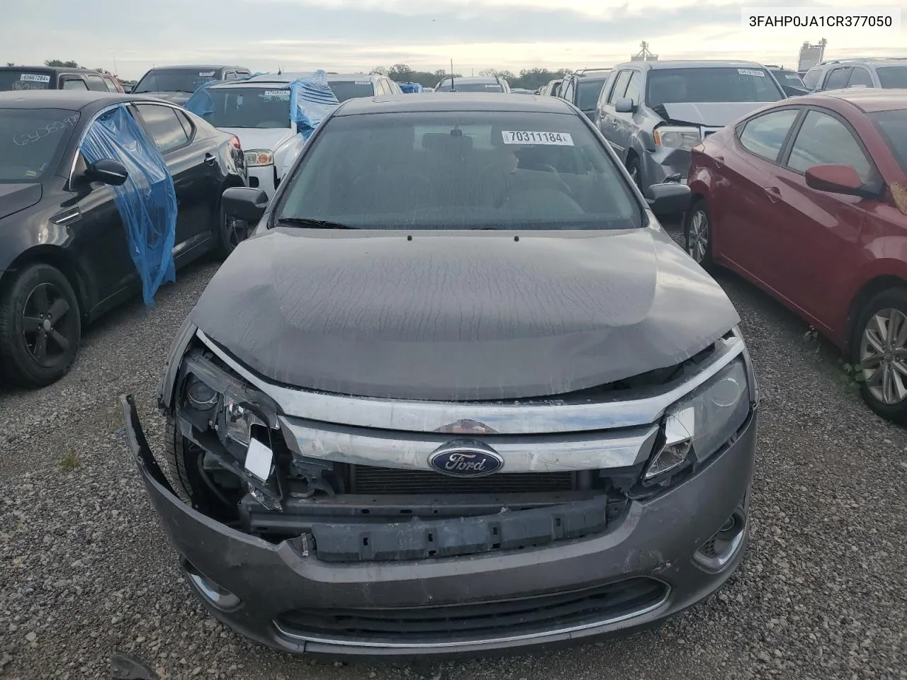 2012 Ford Fusion Sel VIN: 3FAHP0JA1CR377050 Lot: 70311184