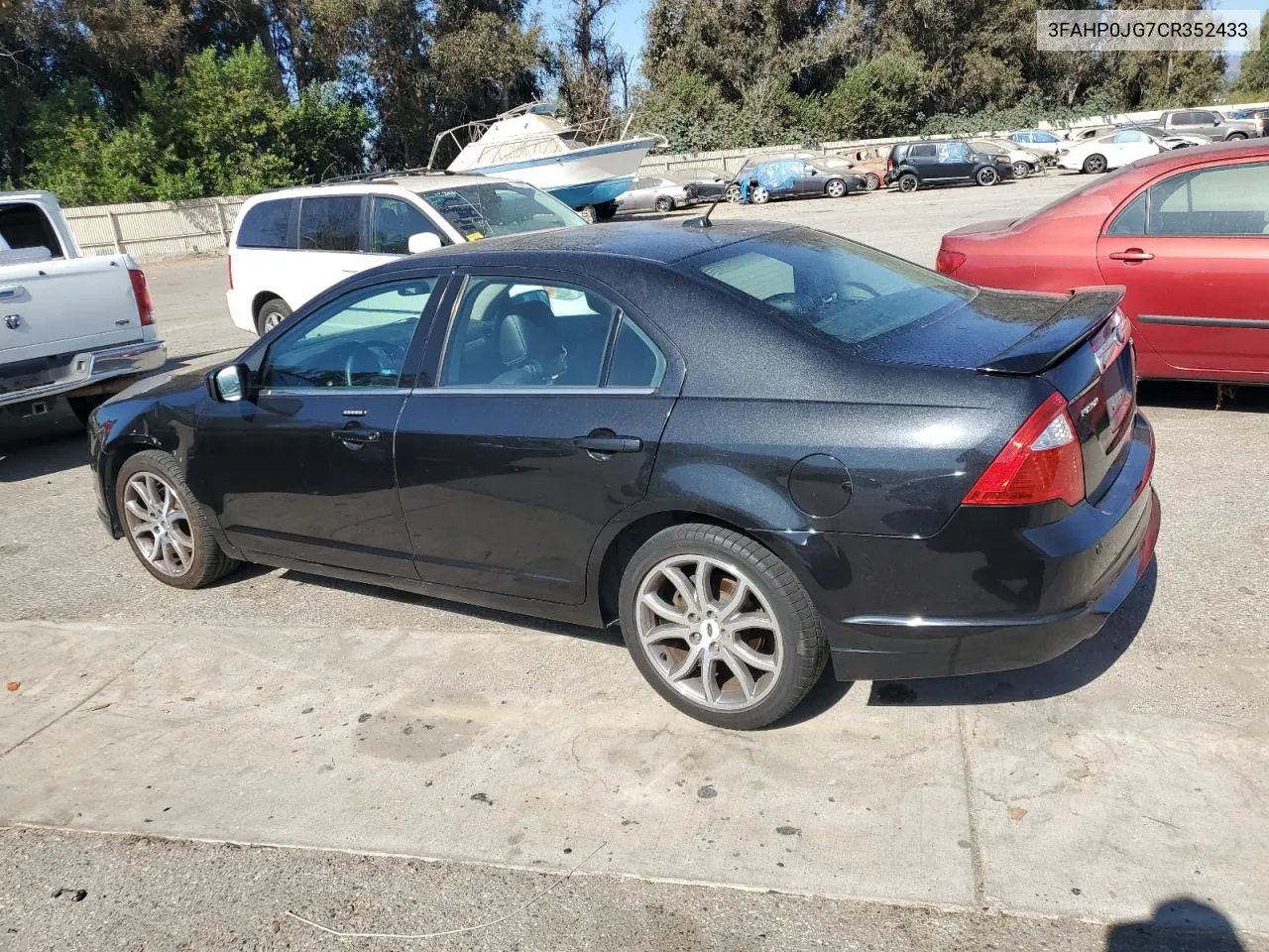 3FAHP0JG7CR352433 2012 Ford Fusion Sel