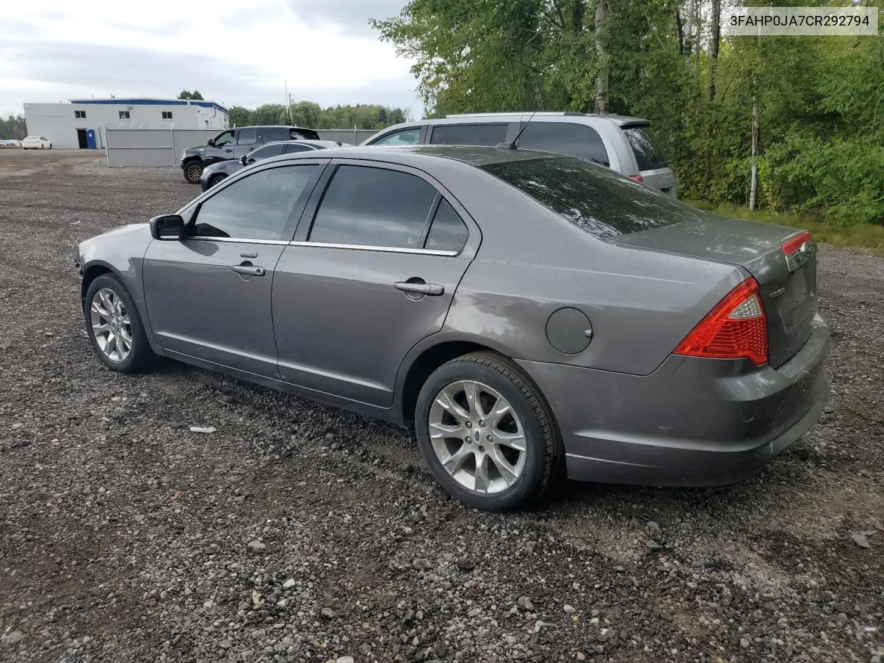 2012 Ford Fusion Sel VIN: 3FAHP0JA7CR292794 Lot: 70564944