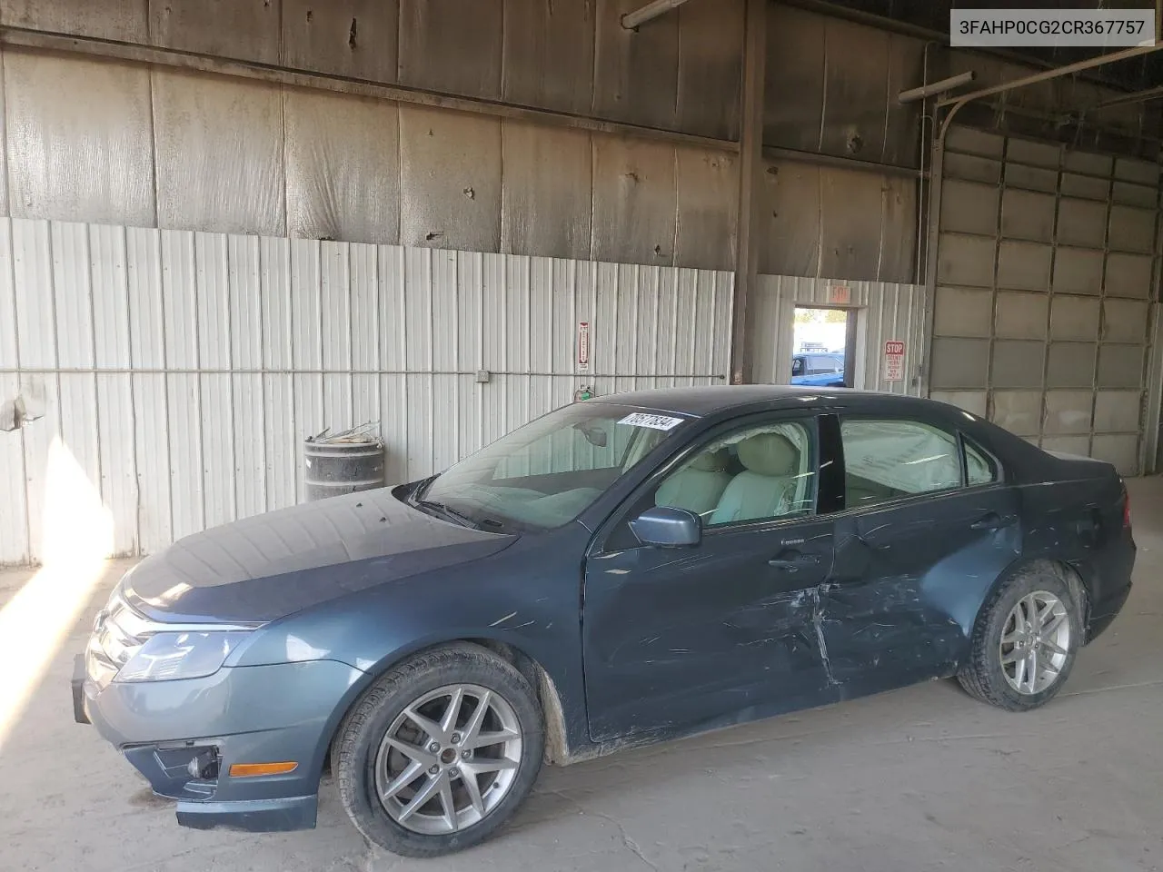 2012 Ford Fusion Sel VIN: 3FAHP0CG2CR367757 Lot: 70577834