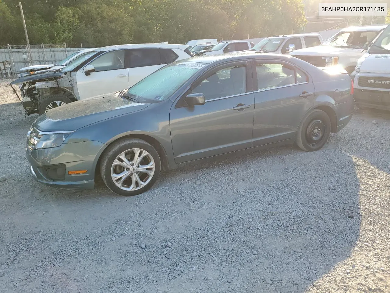 2012 Ford Fusion Se VIN: 3FAHP0HA2CR171435 Lot: 70598614