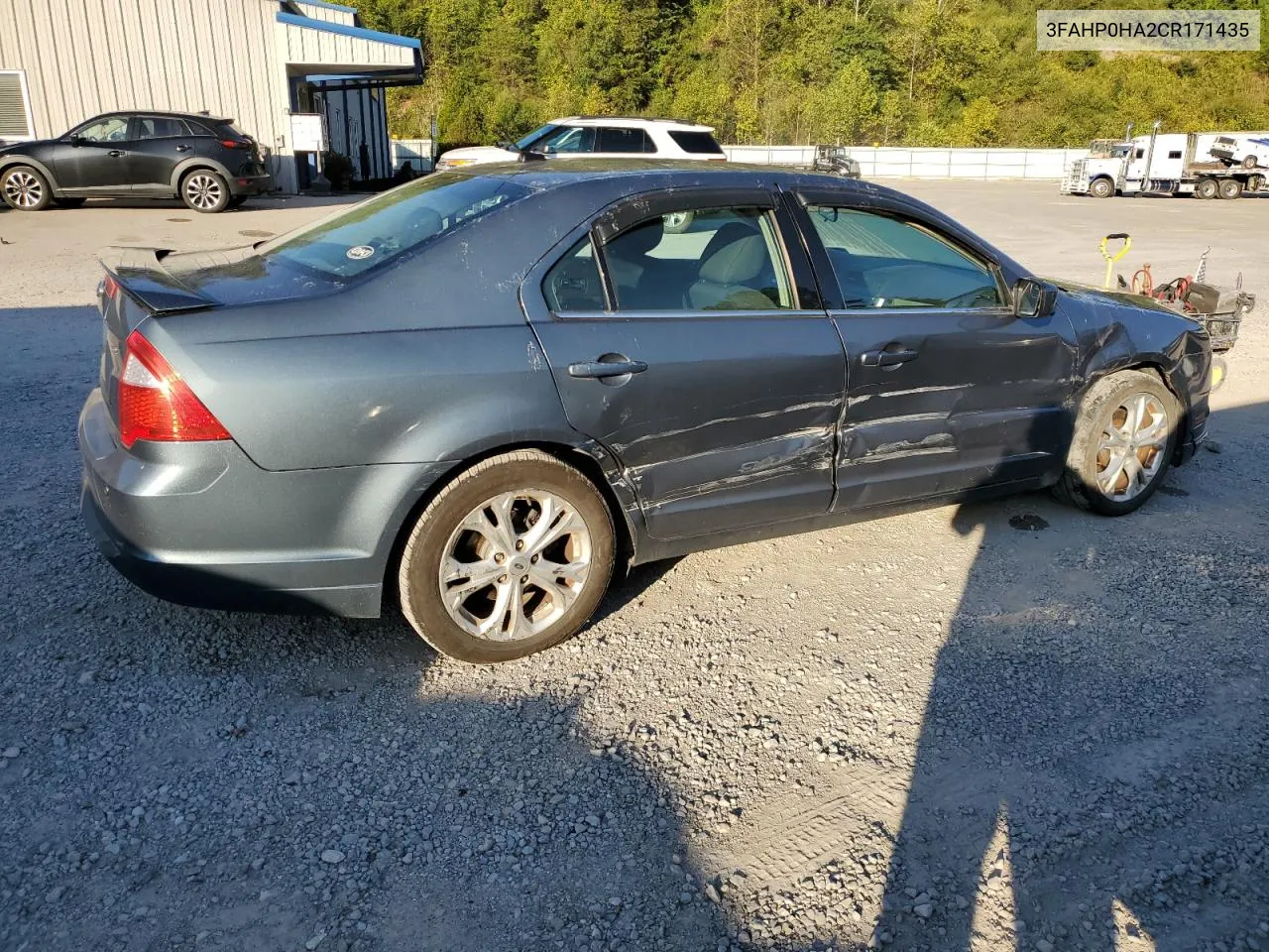 2012 Ford Fusion Se VIN: 3FAHP0HA2CR171435 Lot: 70598614