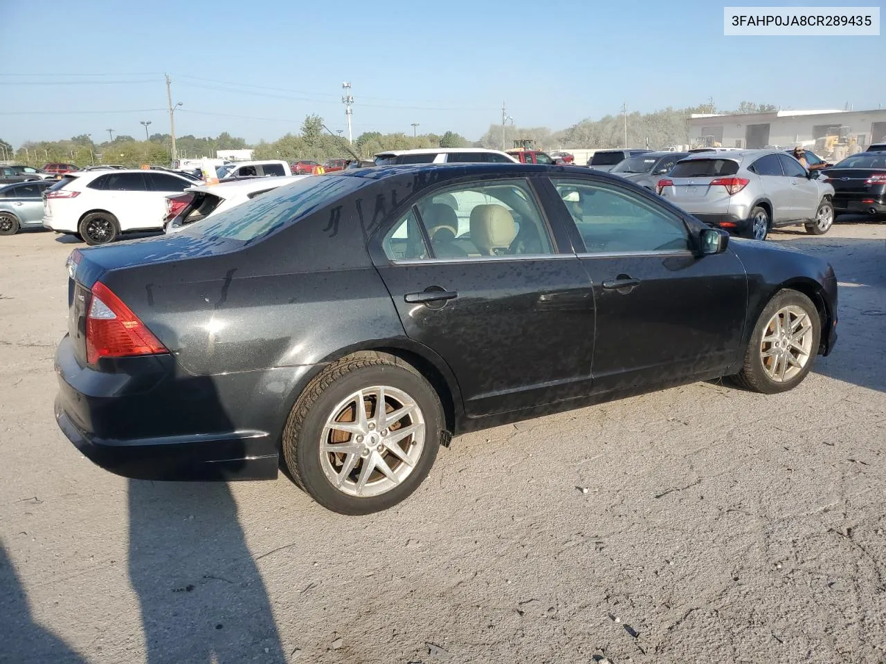 2012 Ford Fusion Sel VIN: 3FAHP0JA8CR289435 Lot: 70757144