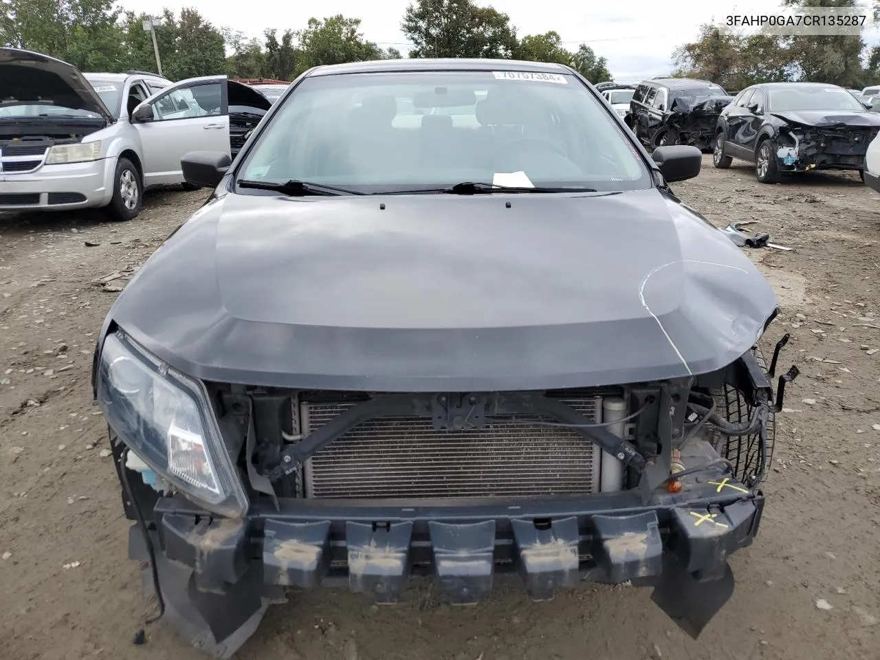 3FAHP0GA7CR135287 2012 Ford Fusion S