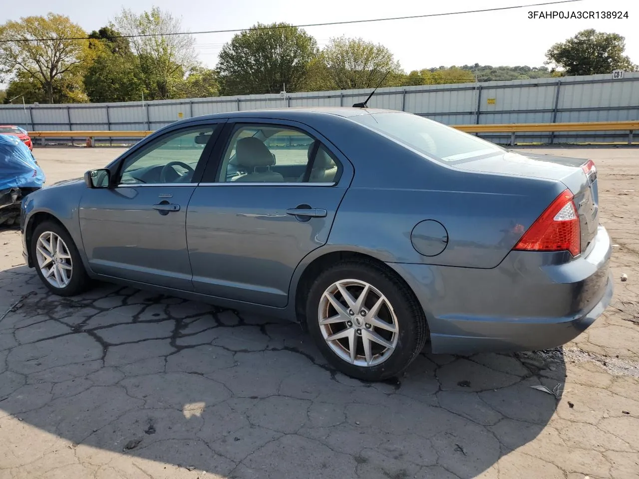 2012 Ford Fusion Sel VIN: 3FAHP0JA3CR138924 Lot: 70890384