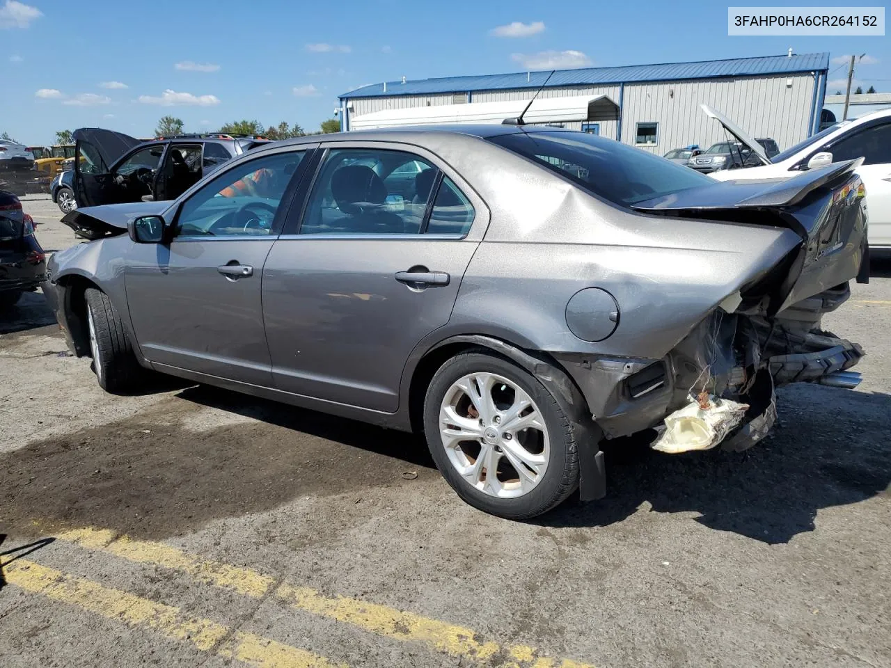 2012 Ford Fusion Se VIN: 3FAHP0HA6CR264152 Lot: 71001244