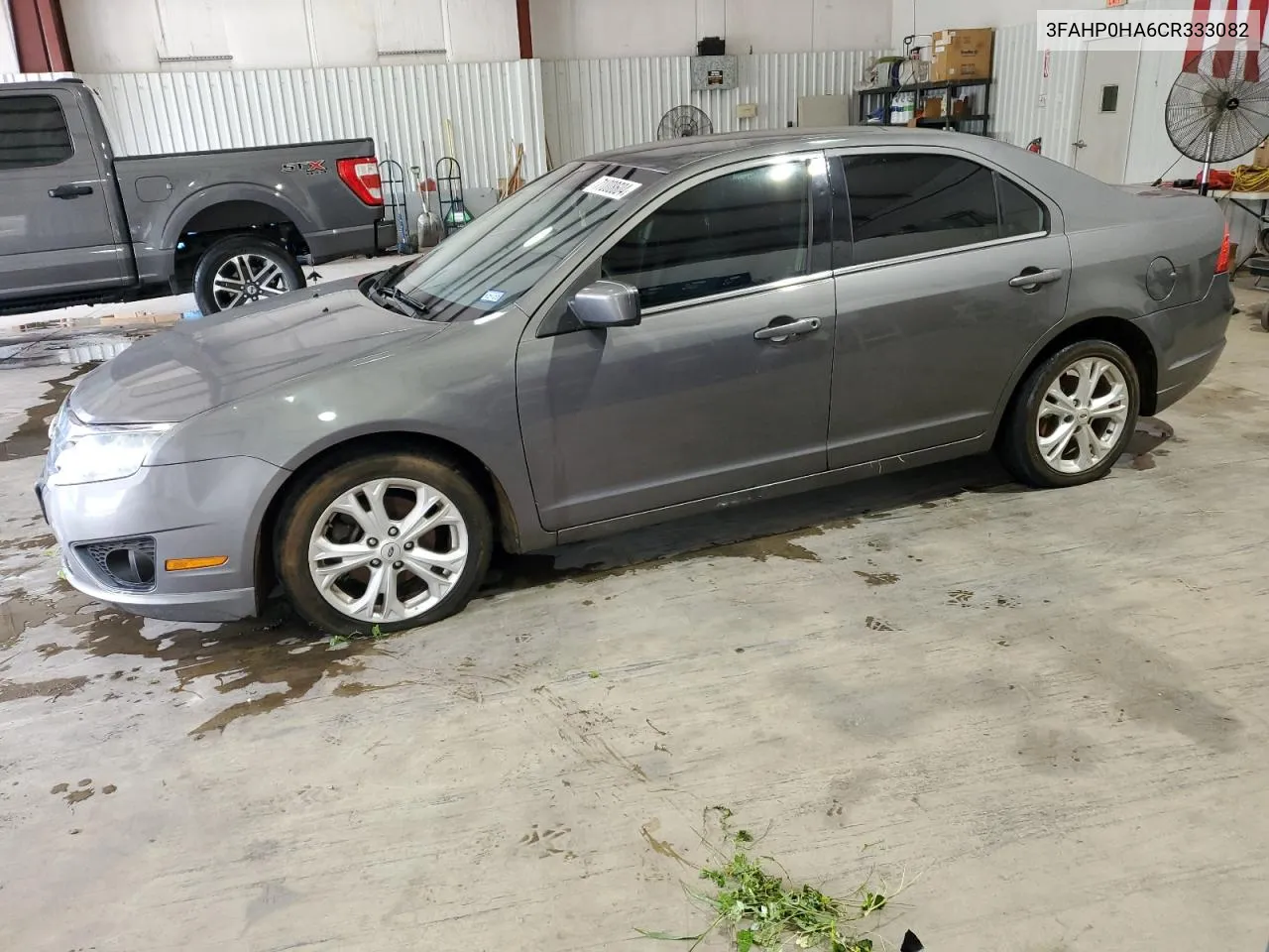 3FAHP0HA6CR333082 2012 Ford Fusion Se