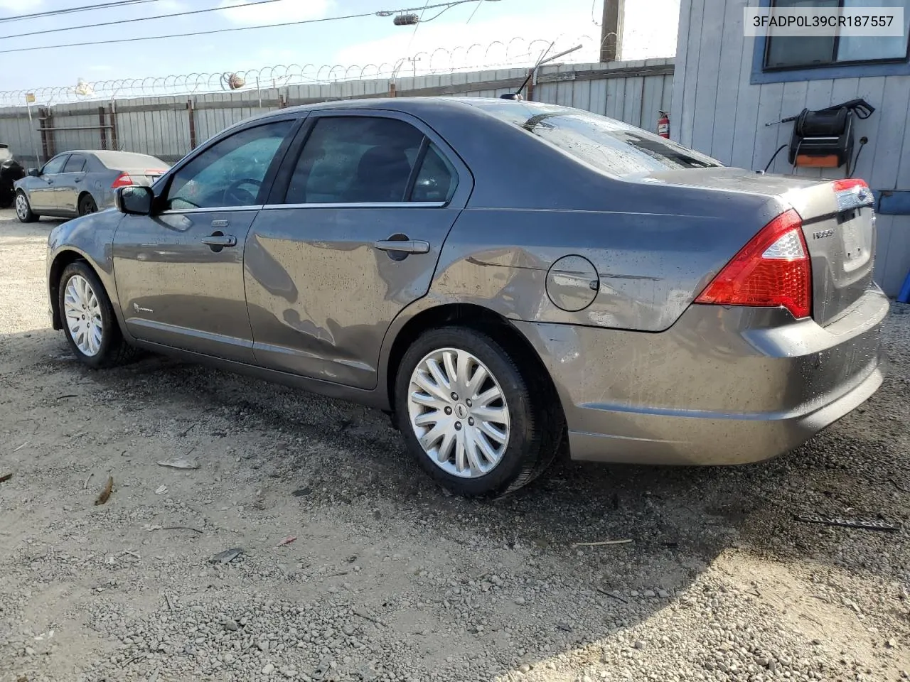 2012 Ford Fusion Hybrid VIN: 3FADP0L39CR187557 Lot: 71104424