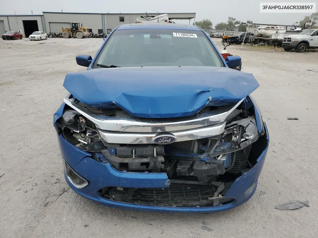 3FAHP0JA6CR338597 2012 Ford Fusion Sel