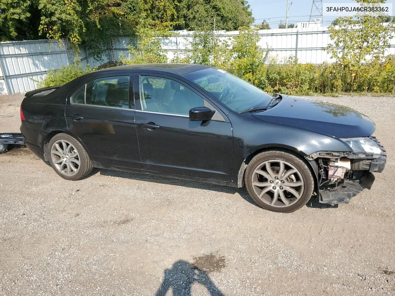 2012 Ford Fusion Sel VIN: 3FAHP0JA6CR383362 Lot: 71240384