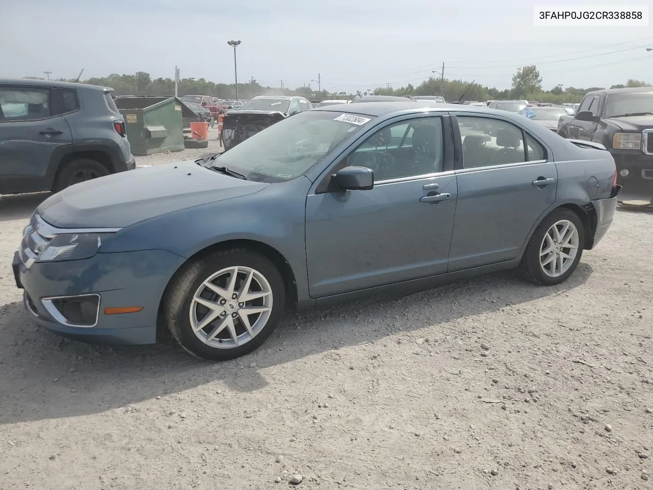 2012 Ford Fusion Sel VIN: 3FAHP0JG2CR338858 Lot: 71302804